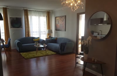 Location d’un appartement confortable de 3 pièces au centre de Gdańsk, Pologne